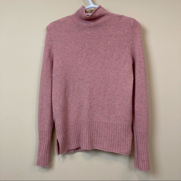 Madewell Sweater Mock Turtleneck Soft Pink Women's Size S Style F8882 - Picture 4 of 8